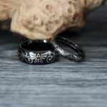 Zelda Rings, Zelda Wedding Rings, Gamer Rings, Gamer Jewelry, Zelda Wedding Bands, Gamer Wedding Rings, Black Wedding Rings
