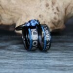 I Love You I Know Rings, Aurebesh Rings, Black Wedding Bands, Aurebesh Wedding Bands, Aurebesh Wedding Rings, Aurebesh Jewelry