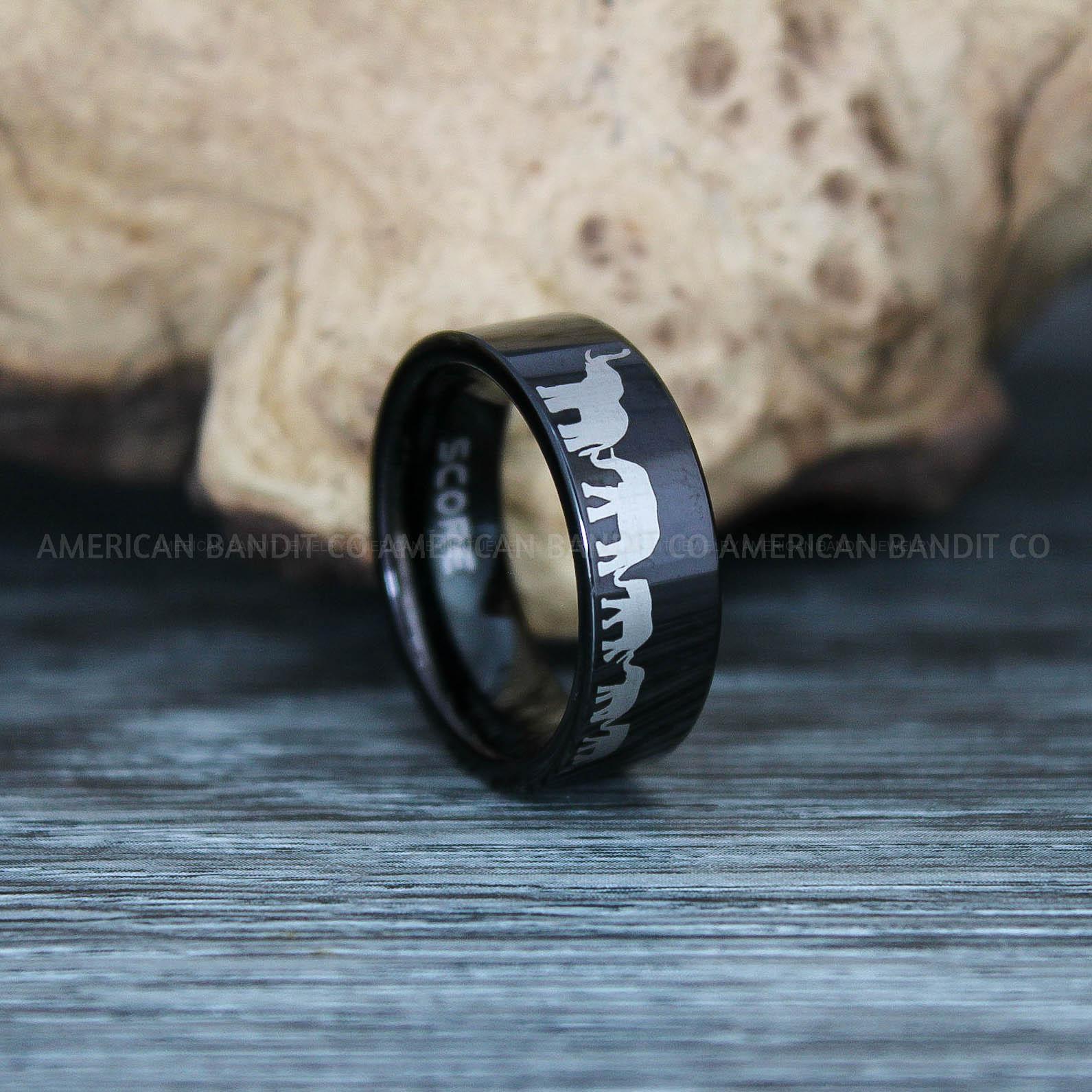 IMG_9478 Elephant Ring, Elephant Jewelry, Safari Ring, Safari Jewelry, Elephant Family Ring - Image 1