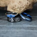 Zelda Rings, Zelda Wedding Rings, Gamer Rings, Gamer Jewelry, Zelda Wedding Bands, Gamer Wedding Rings, Black Wedding Rings