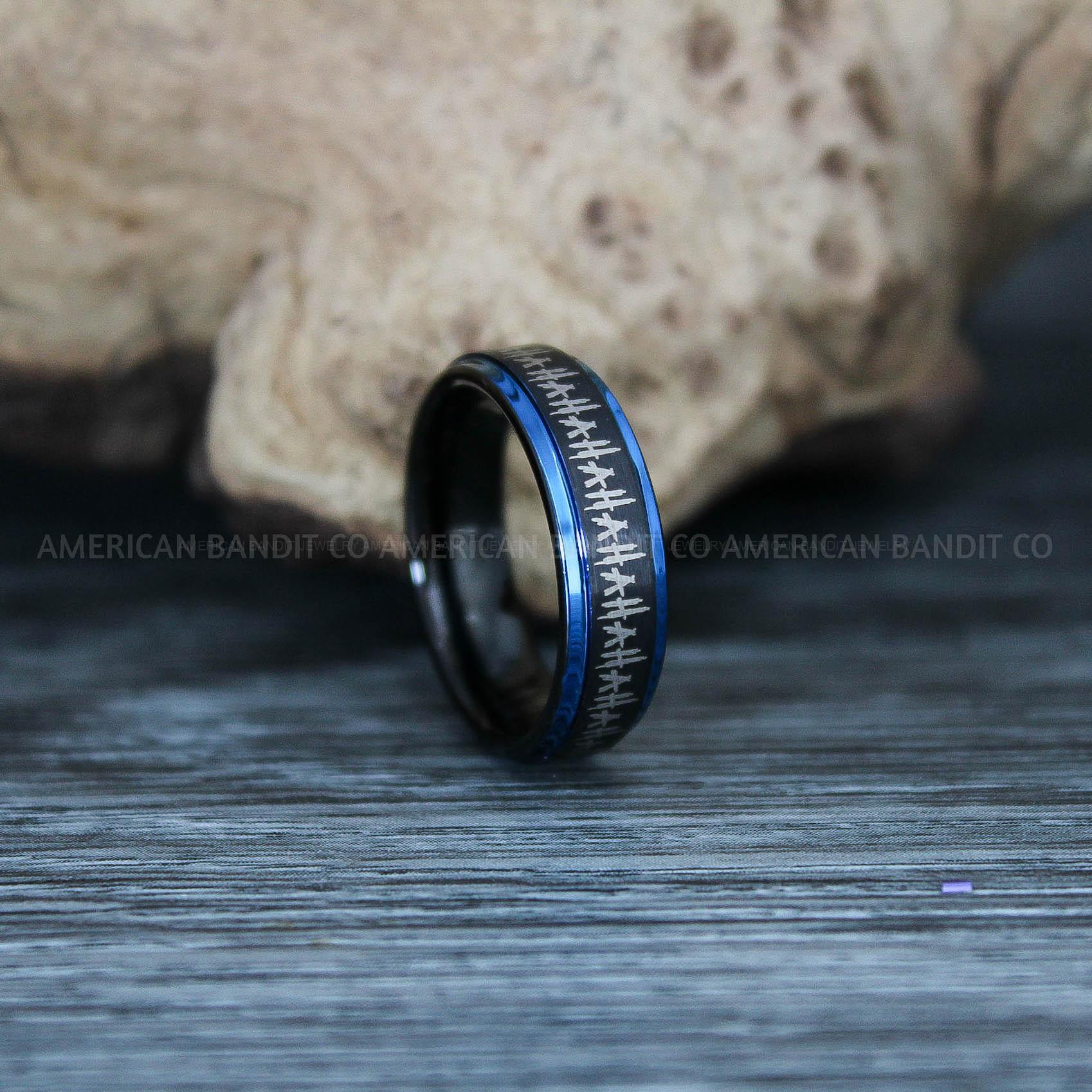IMG_9513 Suicide Squad Ring, Joker Ring, Joker Wedding Band, Suicide Squad Jewelry, Joker Jewelry - Image 1