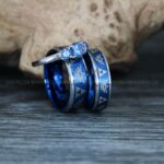 Zelda Rings, Zelda Wedding Rings, Gamer Rings, Gamer Jewelry, Zelda Wedding Bands, Gamer Wedding Rings, Blue Wedding Rings - Image 6