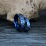 Zelda Rings, Zelda Wedding Rings, Gamer Rings, Gamer Jewelry, Zelda Wedding Bands, Gamer Wedding Rings, Blue Wedding Rings