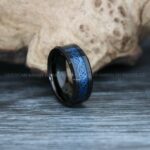 Vikings Rings, Dragon Rings, Dragon Scroll Rings, Vikings Wedding Bands, Black Wedding Bands