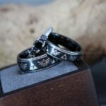Zelda Rings, Zelda Wedding Rings, Gamer Rings, Gamer Jewelry, Zelda Wedding Bands, Gamer Wedding Rings, Black Wedding Rings