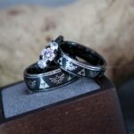 Zelda Rings, Zelda Wedding Rings, Gamer Rings, Gamer Jewelry, Zelda Wedding Bands, Gamer Wedding Rings, Black Wedding Rings