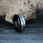 Baseball Rings, Baseball Wedding Rings, Baseball Wedding Bands, Black Baseball Rings, Black Wedding Bands, Black Baseball Wedding Bands, Baseball Jewelry