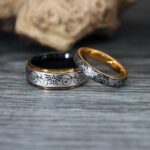 Zelda Rings, Zelda Wedding Rings, Gamer Rings, Gamer Jewelry, Zelda Wedding Bands, Gamer Wedding Rings, Black Wedding Rings
