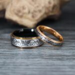 Zelda Rings, Zelda Wedding Rings, Gamer Rings, Gamer Jewelry, Zelda Wedding Bands, Gamer Wedding Rings, Black Wedding Rings