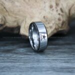 Cowboys Ring, Football Ring, Cowboys Wedding Ring, Cowboys Wedding Band, Silver Wedding Ring