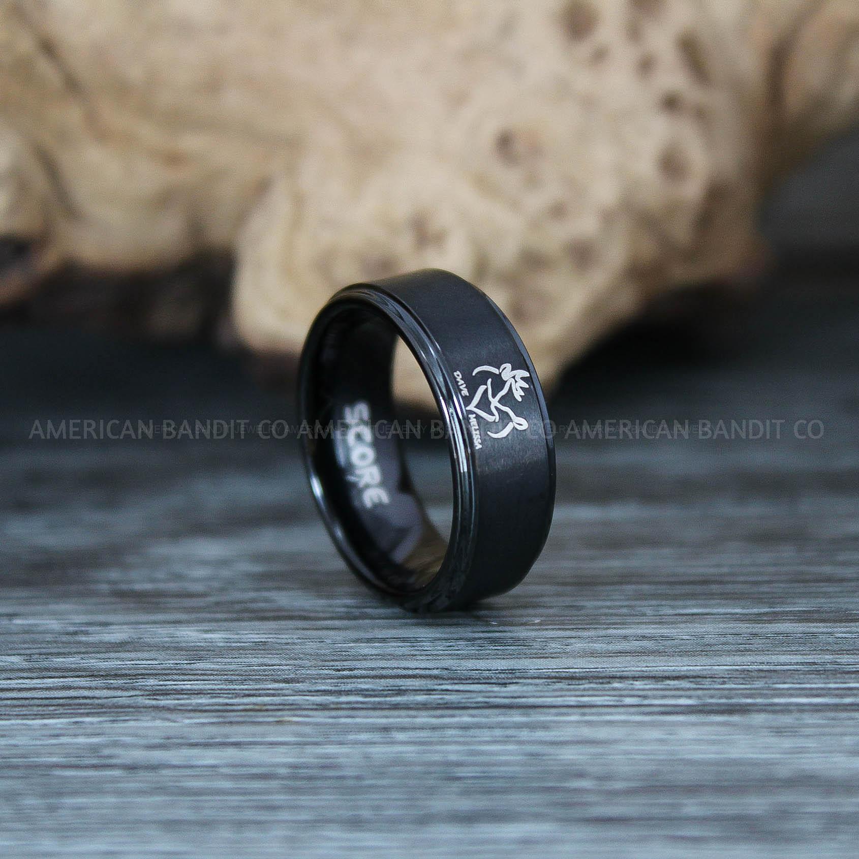 IMG_9663 Buck and Doe Ring, Her Buck Ring, His Doe Ring, Her Buck and His Doe Wedding Bands - Image 1