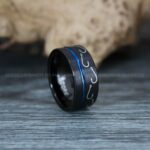 Fishing Ring, Fisherman Ring, Fishing Jewelry, Fishing Wedding Band, Hunting Ring, Fish Hooks Ring, Fishing Wedding Ring