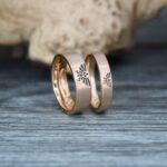 Zelda Rings, Zelda Wedding Rings, Gamer Rings, Gamer Jewelry, Zelda Wedding Bands, Gamer Wedding Rings, Rose Gold Wedding Rings - Image 4