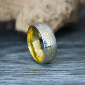 Tire Ring, Tire Tread Pattern Ring, Tire Tread Ring, Mechanic Ring, Auto Racing Ring, Truck Driver Ring