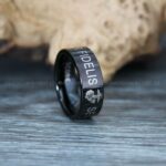 Marines Ring, Semper Fidelis Ring, Marines Wedding Band, Camo Rings, Army Rings, Military Ring, Military Jewelry, Army Couple, Army Wife, Army Husband - Image 3