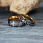 Dr Who Rings, Dr Who Wedding Rings, Dr Who Jewelry, Gallifreyan Rings, Gallifreyan Wedding Rings, Gallifreyan Wedding Bands, Gallifreyan Jewelry - Image 4