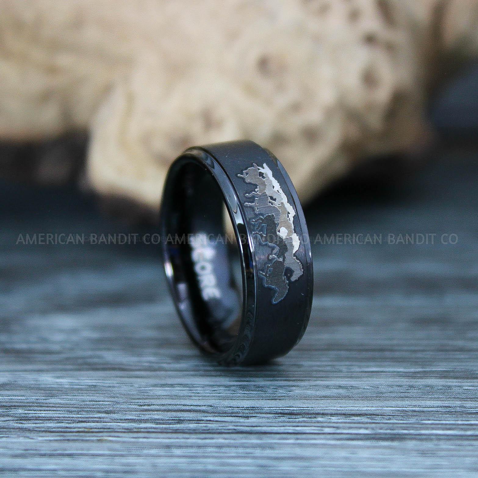 IMG_9729 Wild Horses Ring, Mustang Ring, Cowboys Ring, Horse Ring, Horse Riding Ring, Horse Jewelry, Horse Riding Jewelry, Colts Ring - Image 1