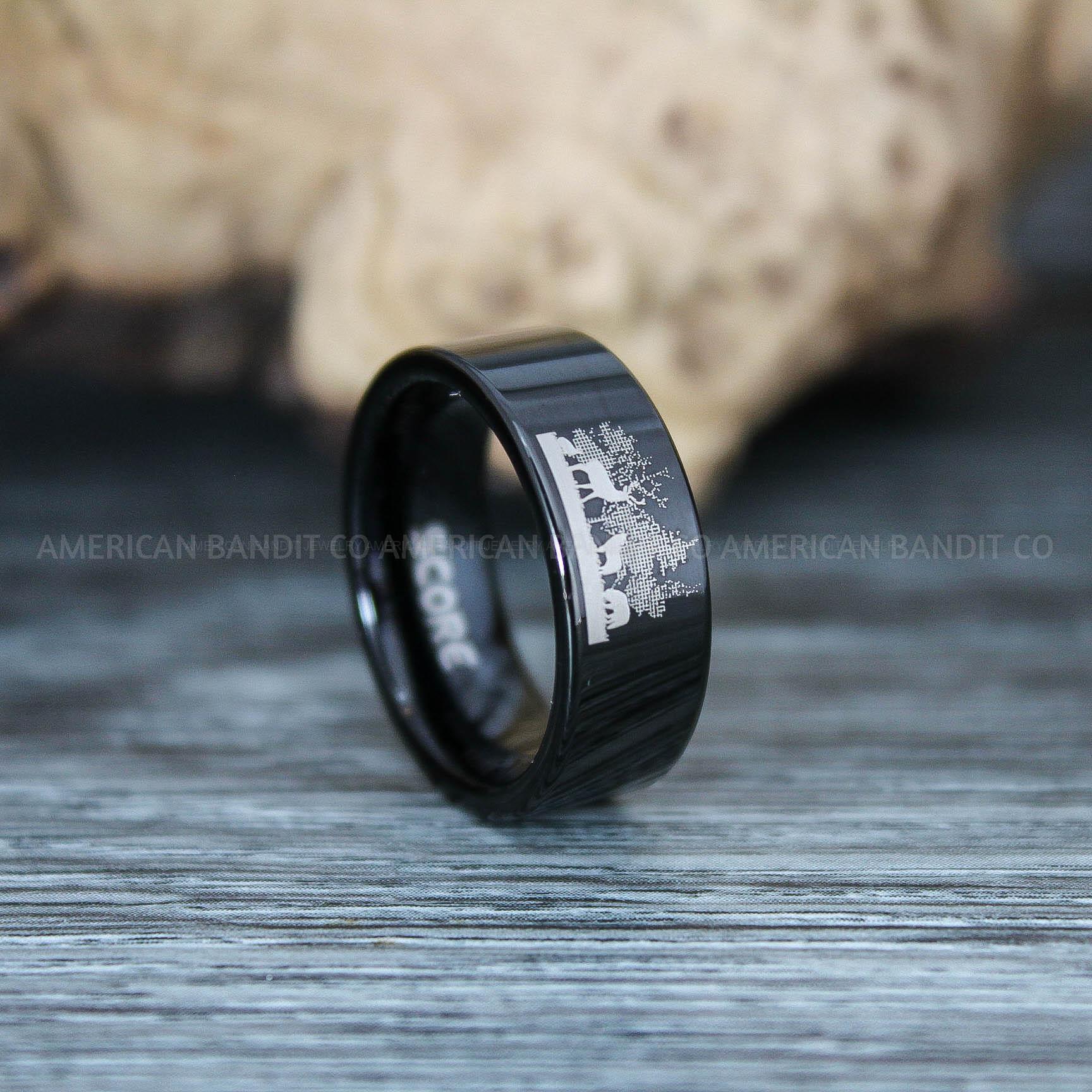 IMG_9760 Buck and Doe Ring, Her Buck Ring, His Doe Ring, Her Buck and His Doe Wedding Bands - Image 1