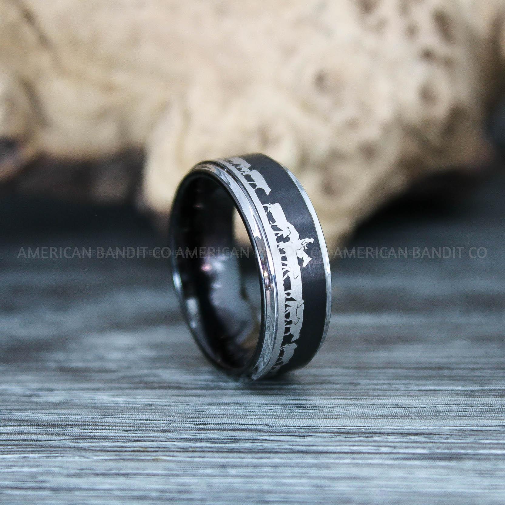 IMG_9790 Farm Ring, Tractor Ring, Rancher Ring, Cattle Rancher Ring, Cattle Ring, Cowboys Rings, Farmer Ring, Cowboys Wedding Band - Image 1