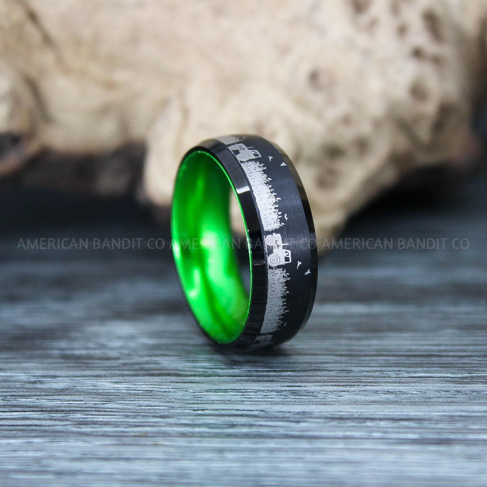 IMG_9793 Farm Ring, Tractor Ring, Rancher Ring, Cattle Rancher Ring, Cattle Ring, Cowboys Rings, Farmer Ring, Farmer Wedding Band - Image 1