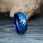 Cowboys Ring, Football Ring, Cowboys Wedding Ring, Cowboys Wedding Band, Blue Wedding Ring