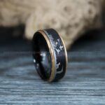 Flying Pheasant Rings, Pheasant Wedding Rings, Pheasant Hunting Ring, Hunting Jewelry, Blue Wedding Band, Duck Hunting Ring, Pheasant Hunting, Black Pheasant Band