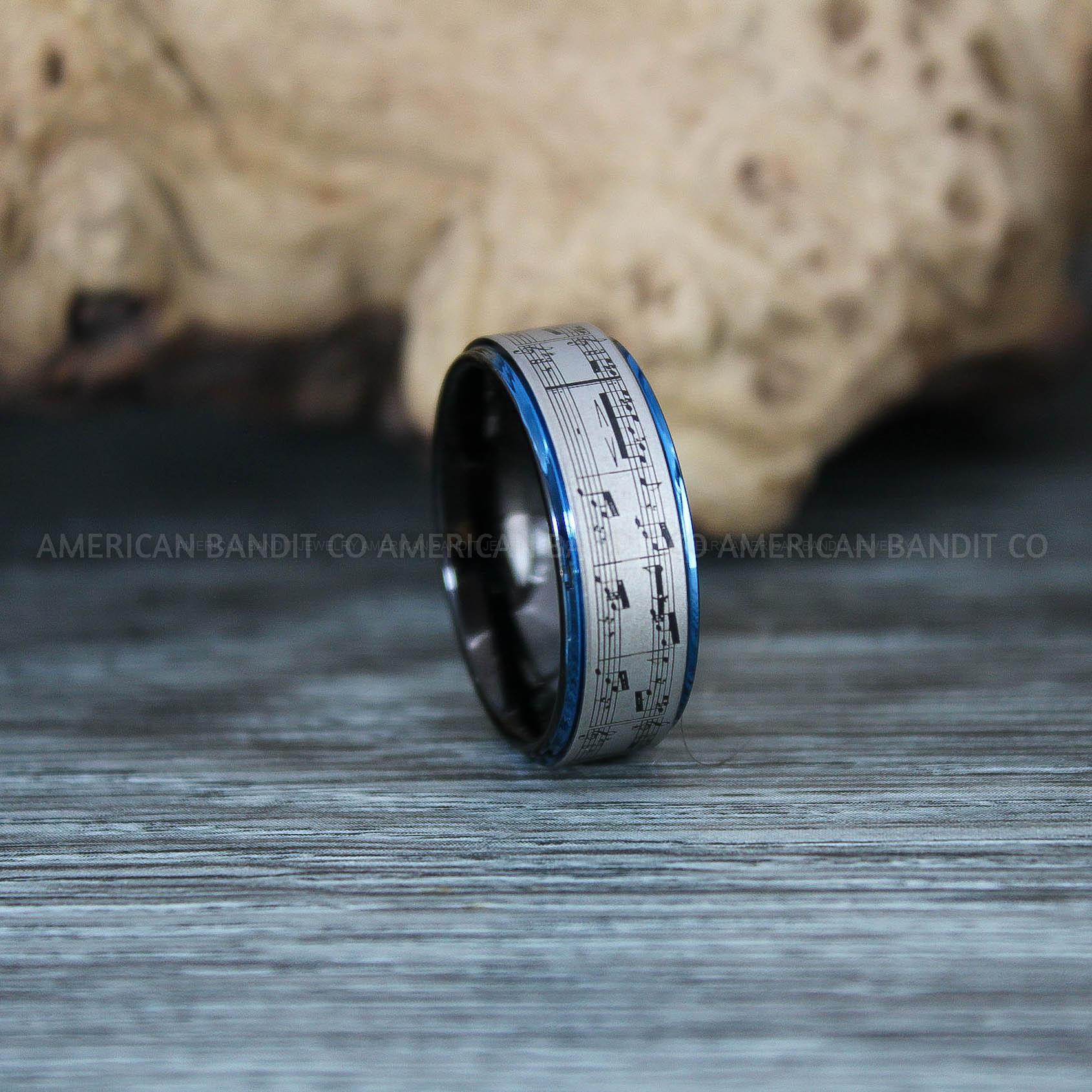 IMG_9664 Piano Ring, Music Ring, Music Sheet Ring, Music Score Ring, Music Jewelry, Music Notes Ring, Piano Jewelry, Musician Ring, Musician Jewelry - Image 1