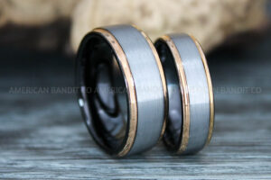 Silver Rings, Silver Wedding Rings, Silver Wedding Bands, Silver Tungsten Wedding Rings