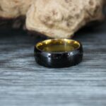 Black Ring, Black Wedding Ring, Black Wedding Band, Black Tungsten Wedding Ring - Image 3
