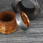 Damascus Steel Rings, Damascus Steel Wedding Rings, Damascus Steel Wedding Bands, Black Wedding Ring, Black Damascus Steel Wedding Ring - Image 7