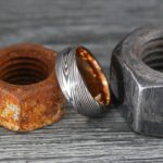 Damascus Steel Rings, Damascus Steel Wedding Rings, Damascus Steel Wedding Bands, Black Wedding Ring, Black Damascus Steel Wedding Ring - Image 6