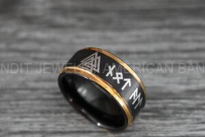 Til Valhalla Ring, Vikings Ring, Runes Ring, Nordic Ring, Norsemen Ring, Nordic Runes Ring
