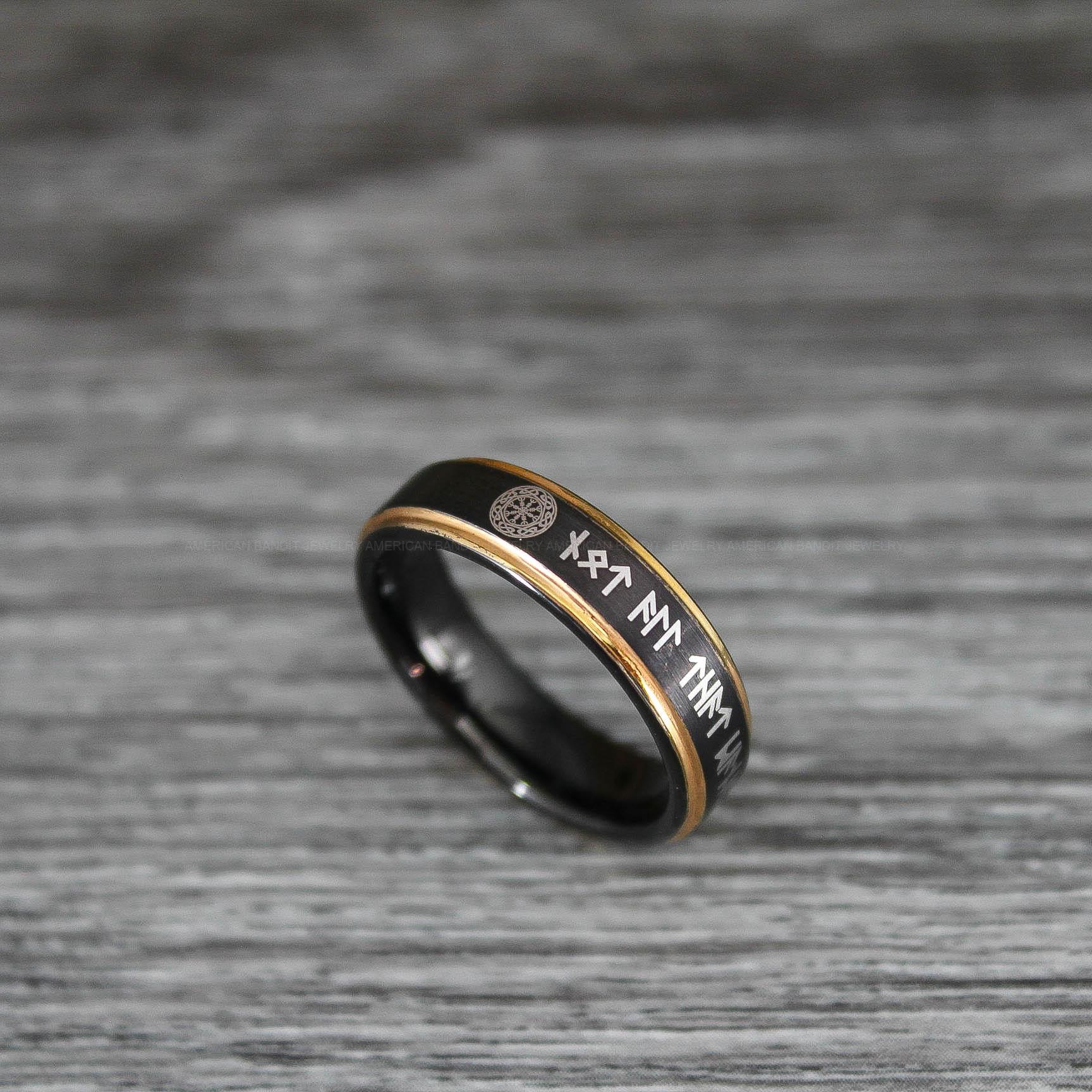 IMG_0426 Til Valhalla Ring, Vikings Ring, Runes Ring, Nordic Ring, Norsemen Ring, Nordic Runes Ring - Image 1