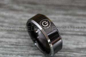 Circuit Board Ring, Power Button Ring, Circuit Board Wedding Band, Gamer Ring, Gamer Wedding Band