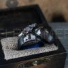 Howling Wolves Ring, Wolf Ring, Couple Wedding Rings, Couple Rings, Wolves Ring, Wolf Howl Ring, Black Wedding Bands, Matching Wedding Rings