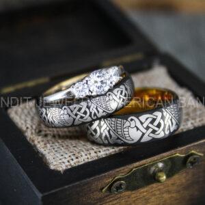 Aztec Rings, Aztec Jewelry, Aztec Wedding Bands, Mayan Aztec Rings, Mayan Wedding Bands, Mayan Jewelry, Tribal Wedding Rings, Tribal Jewelry