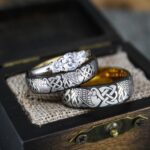 Aztec Rings, Aztec Jewelry, Aztec Wedding Bands, Mayan Aztec Rings, Mayan Wedding Bands, Mayan Jewelry, Tribal Wedding Rings, Tribal Jewelry - Image 3