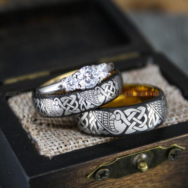 IMG_1419 Aztec Rings, Aztec Jewelry, Aztec Wedding Bands, Mayan Aztec Rings, Mayan Wedding Bands, Mayan Jewelry, Tribal Wedding Rings, Tribal Jewelry